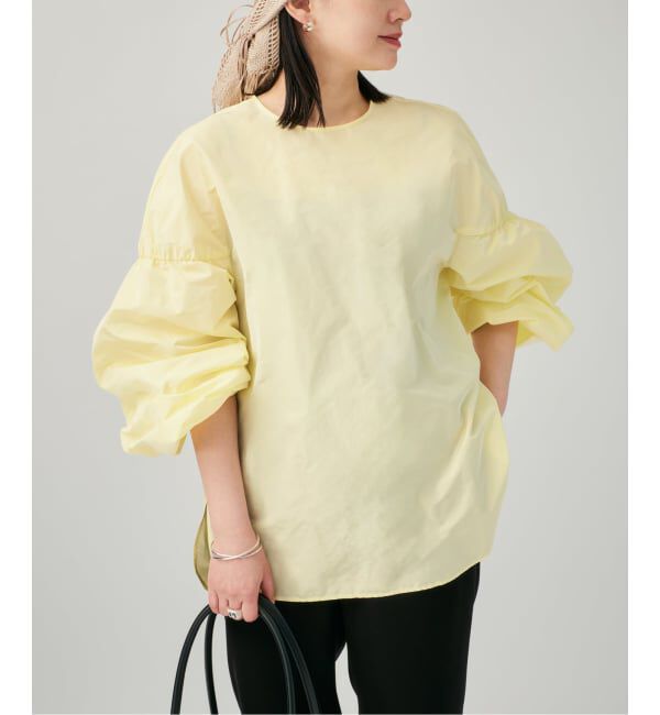 VERMEIL par iena「《予約》SAQUI サキ Lemon Taffeta ブラウス 26SS12」|シャツ・ブラウス|イエロー