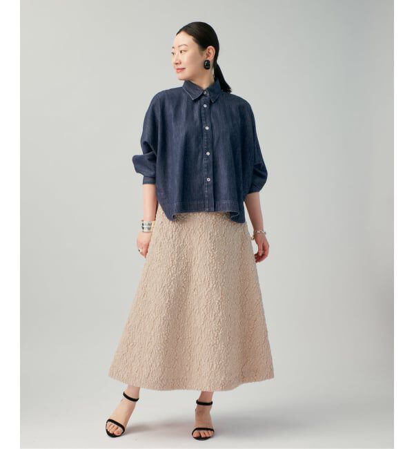 VERMEIL par iena「《予約》SAQUI サキ Matelasse Frared スカート 26SS20」|スカート|