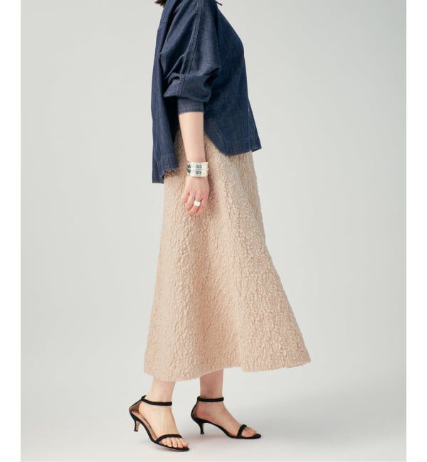 VERMEIL par iena「《予約》SAQUI サキ Matelasse Frared スカート 26SS20」|スカート|