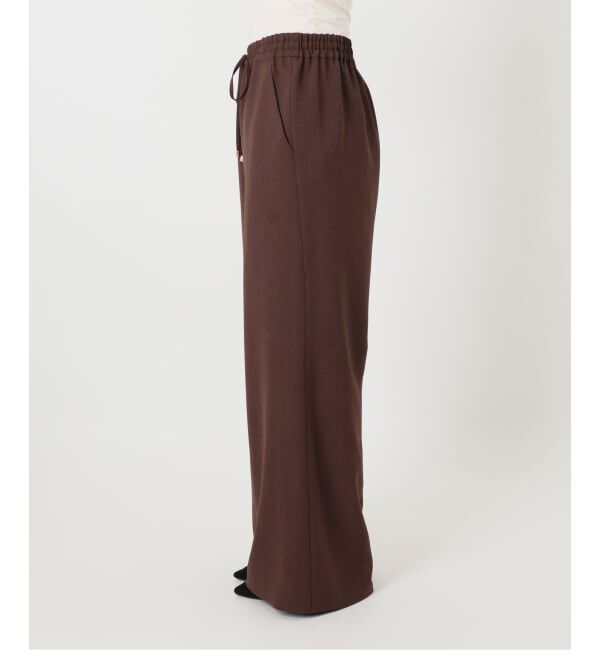 IENA LA BOUCLE「《追加2予約》IENA LA BOUCLE ポリエステルトロイージーパンツ」|その他|