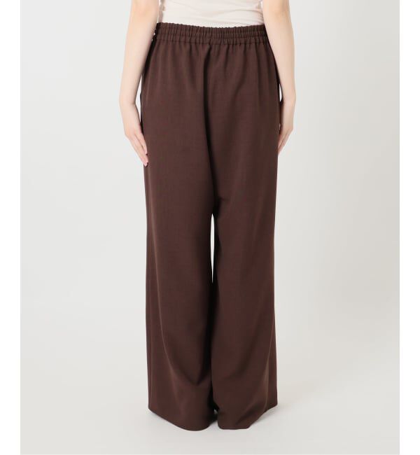 IENA LA BOUCLE「《追加2予約》IENA LA BOUCLE ポリエステルトロイージーパンツ」|その他|