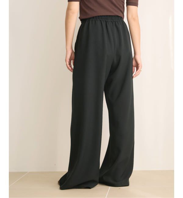 IENA LA BOUCLE「《追加2予約》IENA LA BOUCLE ポリエステルトロイージーパンツ」|その他|