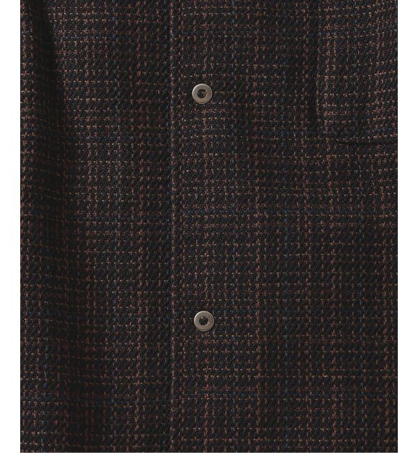 EDIFICE「コットン ツイード リングドット シャツ」|シャツ・ブラウス|