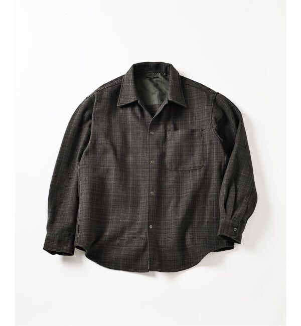 EDIFICE「コットン ツイード リングドット シャツ」|シャツ・ブラウス|