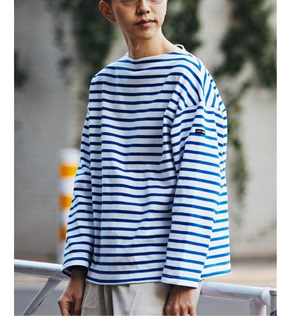 EDIFICE「《予約》SAINT JAMES(セントジェームス)  OUESSANT ルーズ (ボーダー)」|Tシャツ・カットソー|