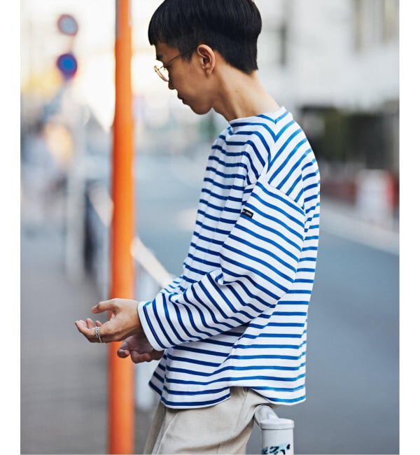 EDIFICE「《予約》SAINT JAMES(セントジェームス)  OUESSANT ルーズ (ボーダー)」|Tシャツ・カットソー|