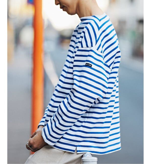 EDIFICE「《予約》SAINT JAMES(セントジェームス)  OUESSANT ルーズ (ボーダー)」|Tシャツ・カットソー|