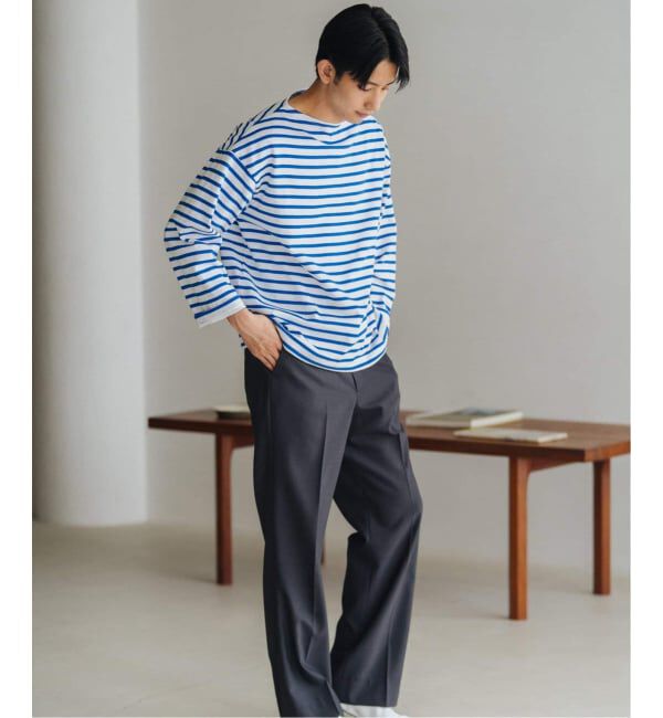 EDIFICE「《予約》SAINT JAMES(セントジェームス)  OUESSANT ルーズ (ボーダー)」|Tシャツ・カットソー|