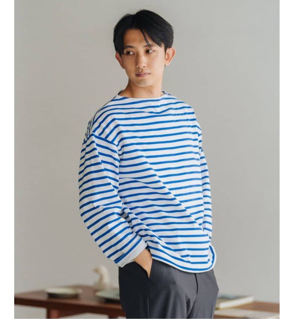 EDIFICE「《予約》SAINT JAMES(セントジェームス)  OUESSANT ルーズ (ボーダー)」|Tシャツ・カットソー|