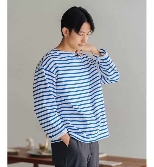 EDIFICE「《予約》SAINT JAMES(セントジェームス)  OUESSANT ルーズ (ボーダー)」|Tシャツ・カットソー|