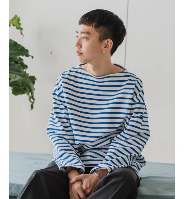 EDIFICE「《予約》SAINT JAMES(セントジェームス)  OUESSANT ルーズ (ボーダー)」|Tシャツ・カットソー|