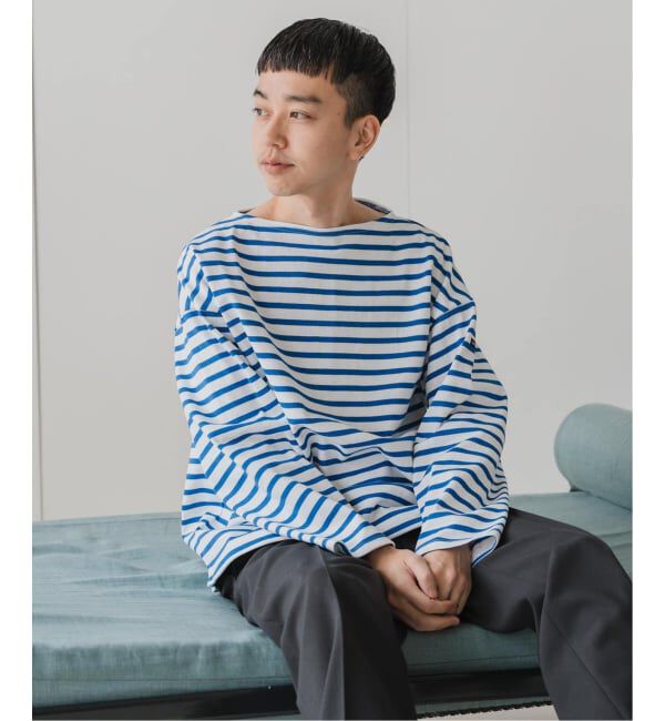 EDIFICE「《予約》SAINT JAMES(セントジェームス)  OUESSANT ルーズ (ボーダー)」|Tシャツ・カットソー|