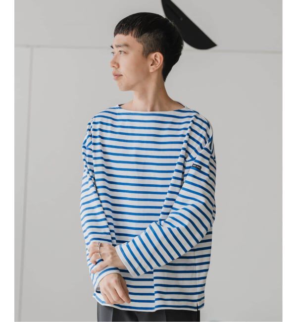 EDIFICE「《予約》SAINT JAMES(セントジェームス)  OUESSANT ルーズ (ボーダー)」|Tシャツ・カットソー|