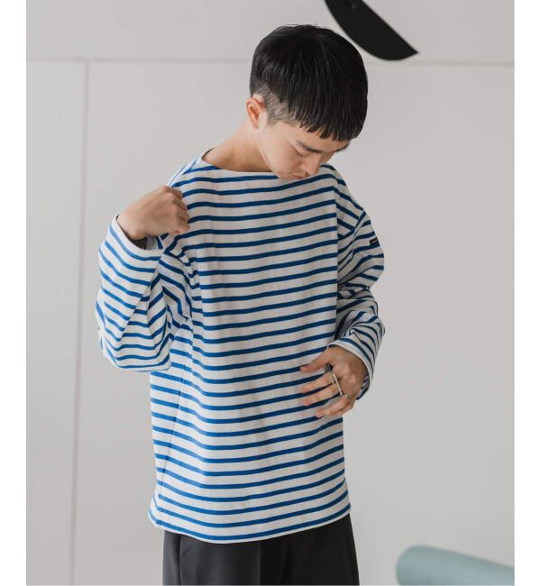 EDIFICE「《予約》SAINT JAMES(セントジェームス)  OUESSANT ルーズ (ボーダー)」|Tシャツ・カットソー|