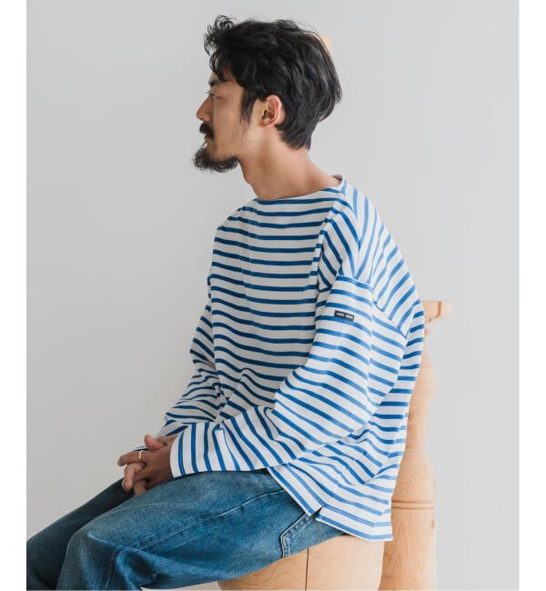 EDIFICE「《予約》SAINT JAMES(セントジェームス)  OUESSANT ルーズ (ボーダー)」|Tシャツ・カットソー|