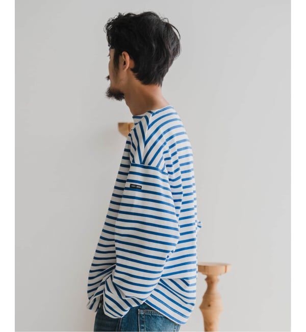 EDIFICE「《予約》SAINT JAMES(セントジェームス)  OUESSANT ルーズ (ボーダー)」|Tシャツ・カットソー|