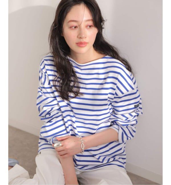 EDIFICE「《予約》SAINT JAMES(セントジェームス)  OUESSANT ルーズ (ボーダー)」|Tシャツ・カットソー|