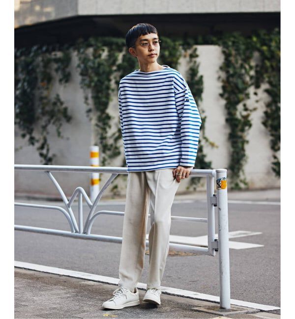 EDIFICE「《予約》SAINT JAMES(セントジェームス)  OUESSANT ルーズ (ボーダー)」|Tシャツ・カットソー|