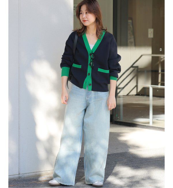 JOURNAL STANDARD relume「ダブルニットコントラストカーディガン」|カーディガン|