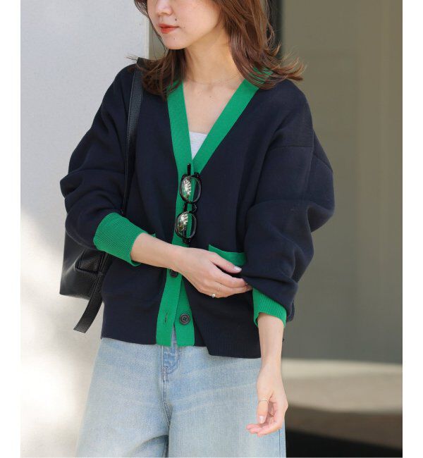 JOURNAL STANDARD relume「ダブルニットコントラストカーディガン」|カーディガン|