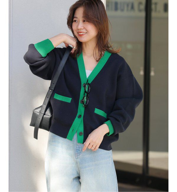 JOURNAL STANDARD relume「ダブルニットコントラストカーディガン」|カーディガン|