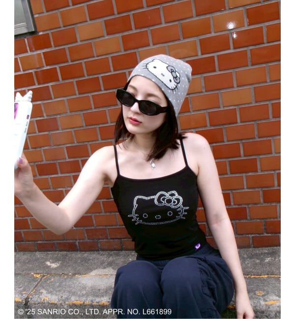 Oriens JOURNAL STANDARD「【HELLO KITTY&times;Oriens】ビーニー」|ニット帽|