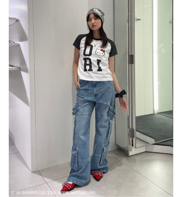 Oriens JOURNAL STANDARD「【HELLO KITTY&times;Oriens】ビーニー」|ニット帽|