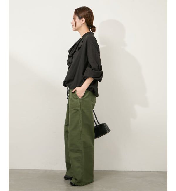 JOURNAL STANDARD「ボイルストライプフリルブラウス」|シャツ・ブラウス|