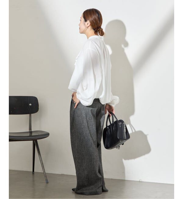 JOURNAL STANDARD「ボイルストライプフリルブラウス」|シャツ・ブラウス|