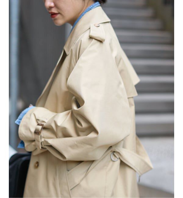 JOURNAL STANDARD「ハイカウントミディートレンチコート」|トレンチコート|