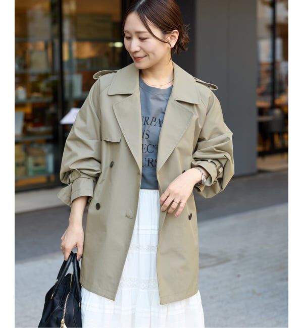 JOURNAL STANDARD「ハイカウントミディートレンチコート」|トレンチコート|