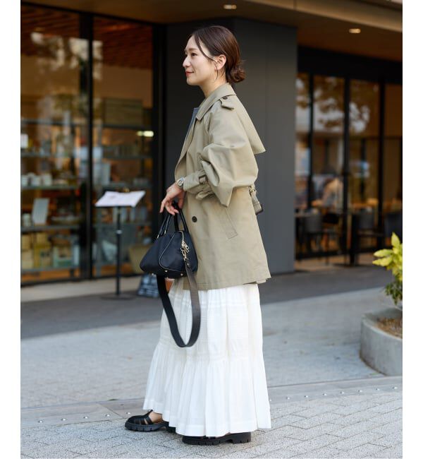 JOURNAL STANDARD「ハイカウントミディートレンチコート」|トレンチコート|