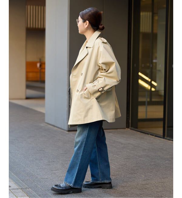 JOURNAL STANDARD「ハイカウントミディートレンチコート」|トレンチコート|