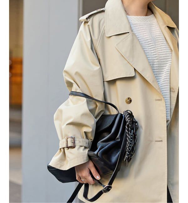 JOURNAL STANDARD「ハイカウントミディートレンチコート」|トレンチコート|