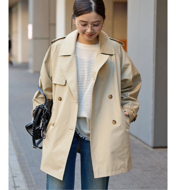 JOURNAL STANDARD「ハイカウントミディートレンチコート」|トレンチコート|
