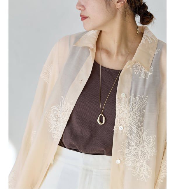 JOURNAL STANDARD「《追加予約》シアーレースビッグシャツ」|シャツ・ブラウス|