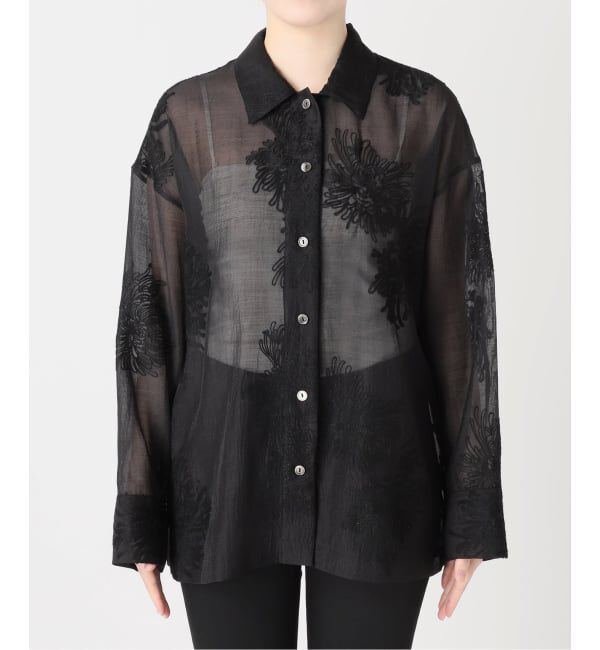 JOURNAL STANDARD「《追加予約》シアーレースビッグシャツ」|シャツ・ブラウス|