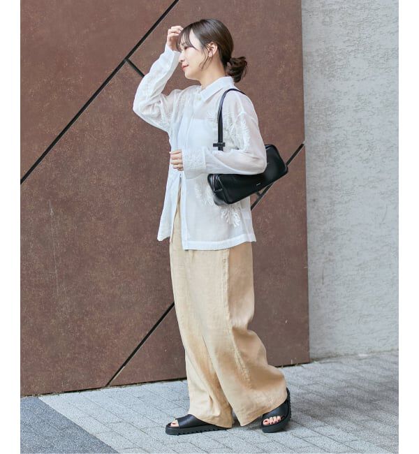 JOURNAL STANDARD「《追加予約》シアーレースビッグシャツ」|シャツ・ブラウス|