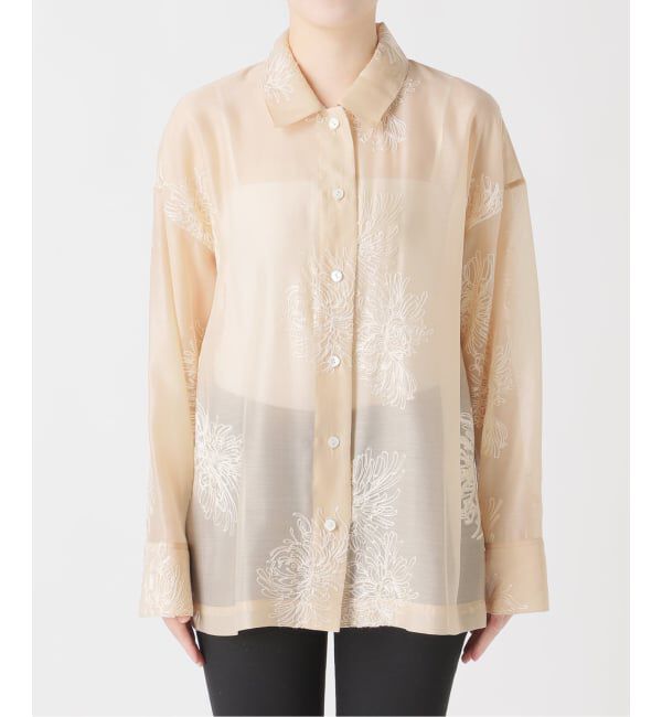 JOURNAL STANDARD「《追加予約》シアーレースビッグシャツ」|シャツ・ブラウス|