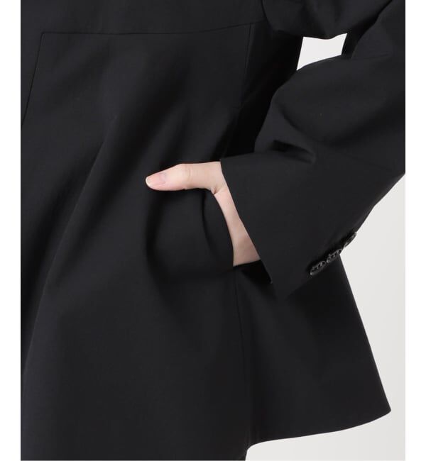 JOURNAL STANDARD「《予約》リネンナイロンストレッチフレアジャケット」|ノーカラージャケット|