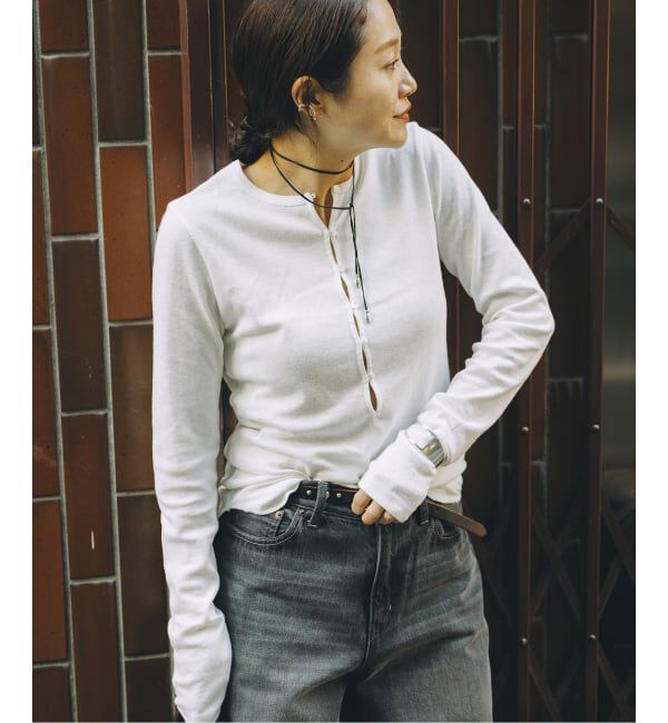 JOURNAL STANDARD「《追加予約2》【fedit】ヘンプコットンフライスヘンリー」|Tシャツ・カットソー|