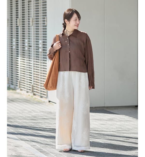 JOURNAL STANDARD「《予約》ゼフィールクロップドシャツ」|シャツ・ブラウス|