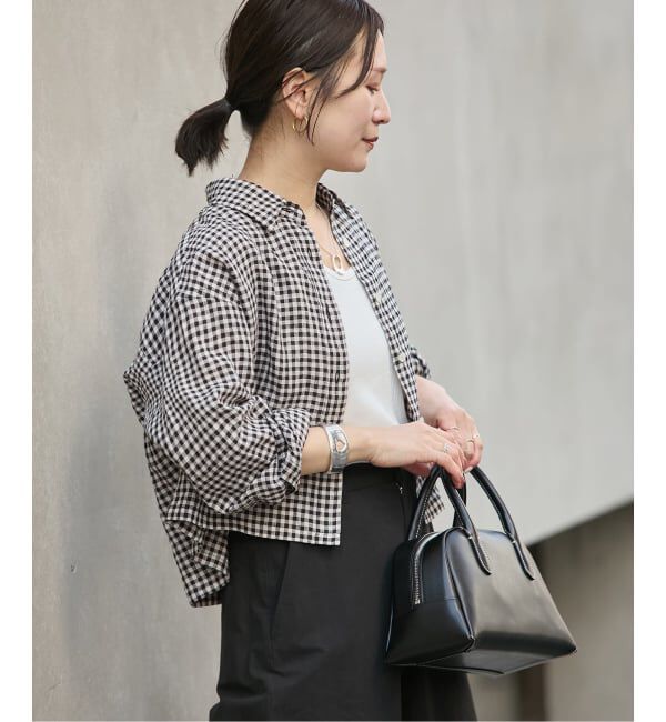 JOURNAL STANDARD「《予約》ゼフィールクロップドシャツ」|シャツ・ブラウス|