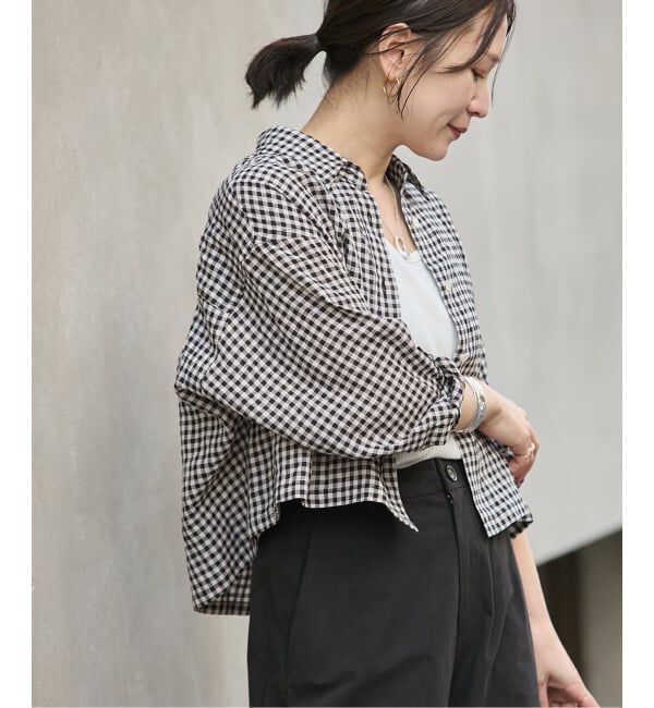 JOURNAL STANDARD「《予約》ゼフィールクロップドシャツ」|シャツ・ブラウス|