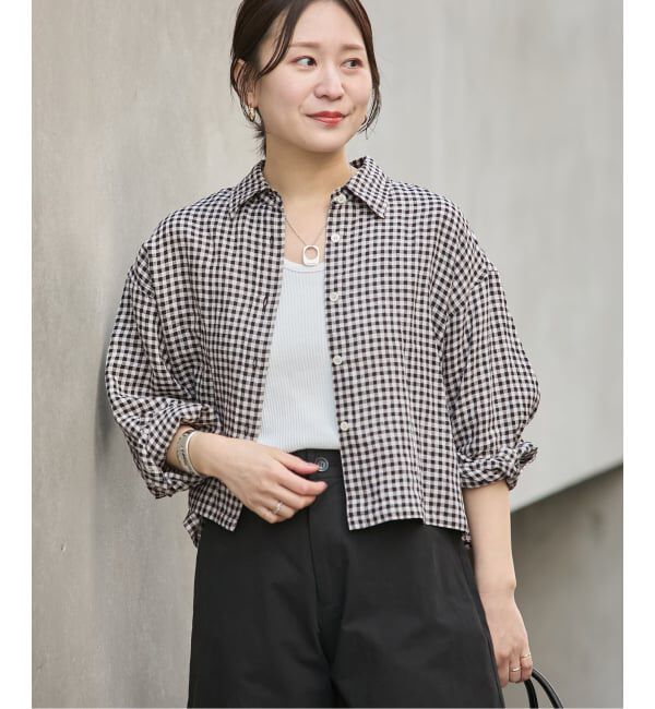 JOURNAL STANDARD「《予約》ゼフィールクロップドシャツ」|シャツ・ブラウス|