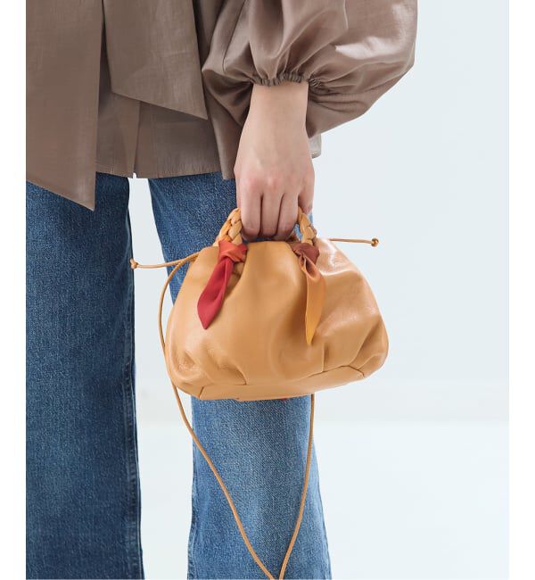 journal standard L'essage「《予約》【HEREU/ヘリュー】Bombon Foulard：ショルダーバッグ」|ショルダー・メッセンジャー|キャメル
