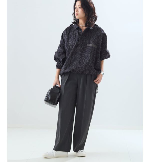 journal standard L'essage「《予約》別注【ILL ONE EIGHTY/イル ワンエイティ】LEOPARD ショートブルゾン」|ミリタリージャケット|