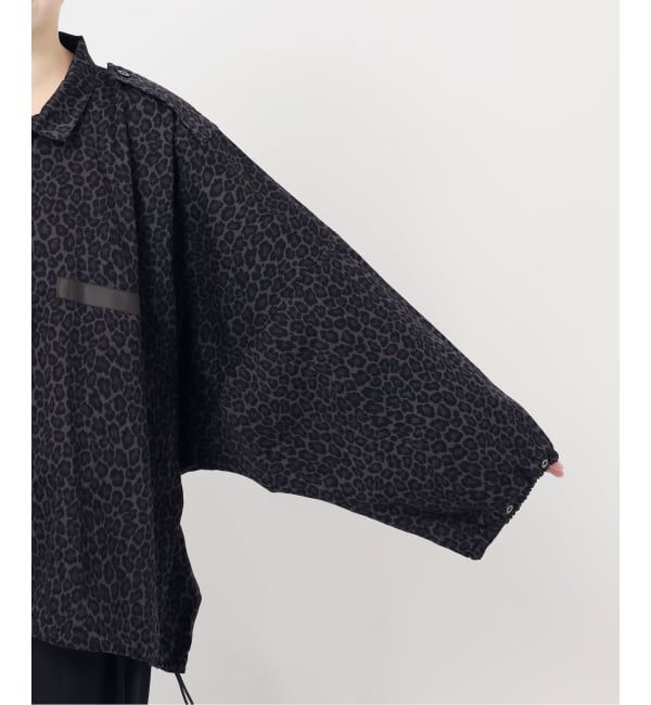 journal standard L'essage「《予約》別注【ILL ONE EIGHTY/イル ワンエイティ】LEOPARD ショートブルゾン」|ミリタリージャケット|