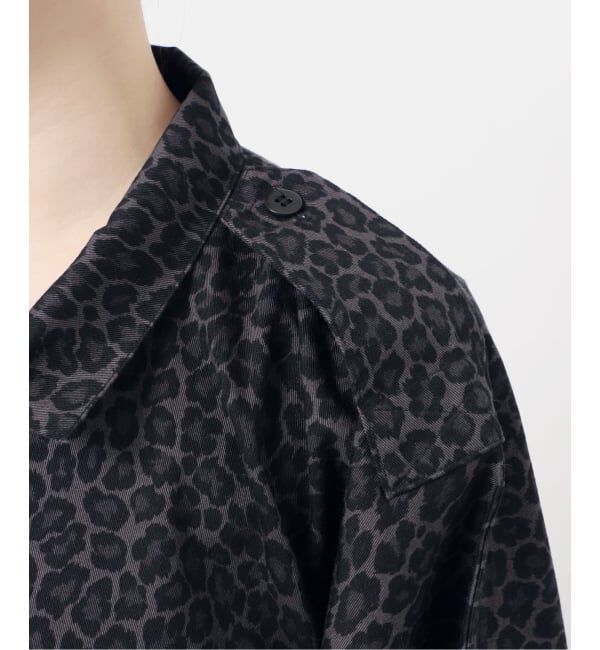 journal standard L'essage「《予約》別注【ILL ONE EIGHTY/イル ワンエイティ】LEOPARD ショートブルゾン」|ミリタリージャケット|