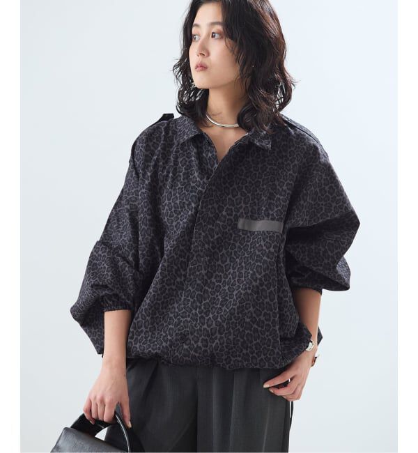 journal standard L'essage「《予約》別注【ILL ONE EIGHTY/イル ワンエイティ】LEOPARD ショートブルゾン」|ミリタリージャケット|